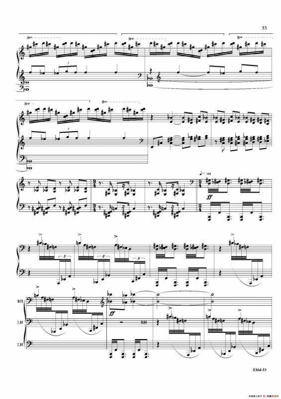 Piano Sonata No.8（第八钢琴奏鸣曲）（3）