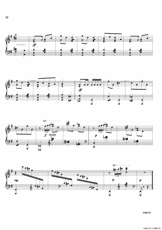 Piano Sonata No.8（第八钢琴奏鸣曲）（2）