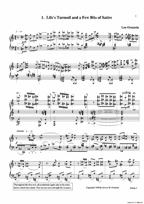 Piano Sonata No.8（第八钢琴奏鸣曲）（1）