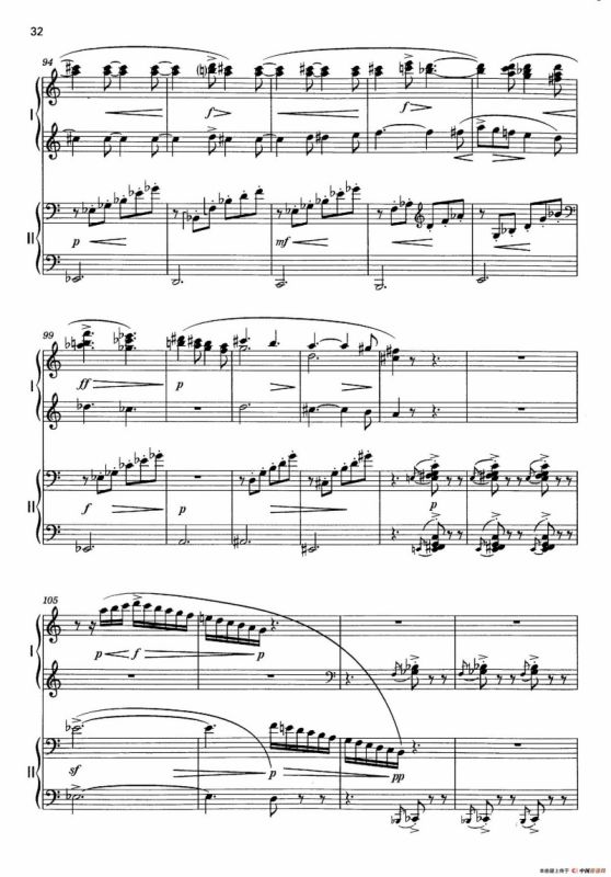 Vier Bagatellen Op.70（4首小品·Ⅳ·四手联弹）
