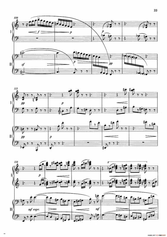 Vier Bagatellen Op.70（4首小品·Ⅳ·四手联弹）