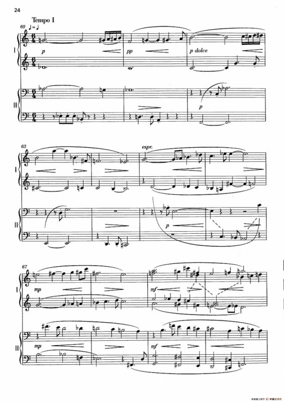 Vier Bagatellen Op.70（4首小品·Ⅲ·四手联弹）