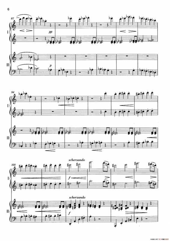 Vier Bagatellen Op.70（4首小品·Ⅰ·四手联弹）