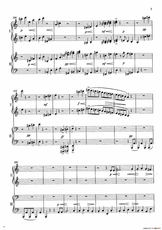 Vier Bagatellen Op.70（4首小品·Ⅰ·四手联弹）