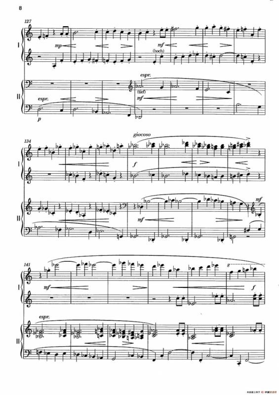 Vier Bagatellen Op.70（4首小品·Ⅰ·四手联弹）