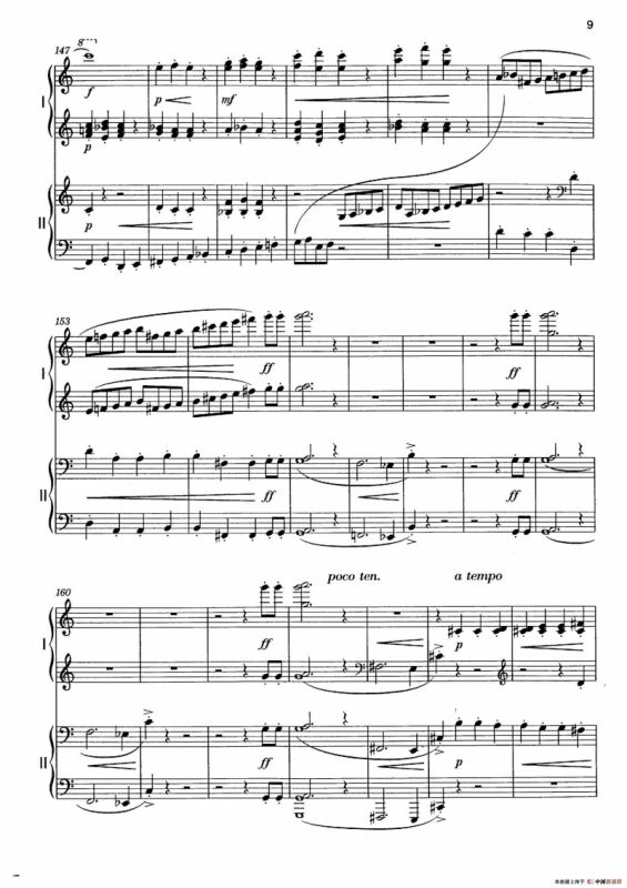 Vier Bagatellen Op.70（4首小品·Ⅰ·四手联弹）