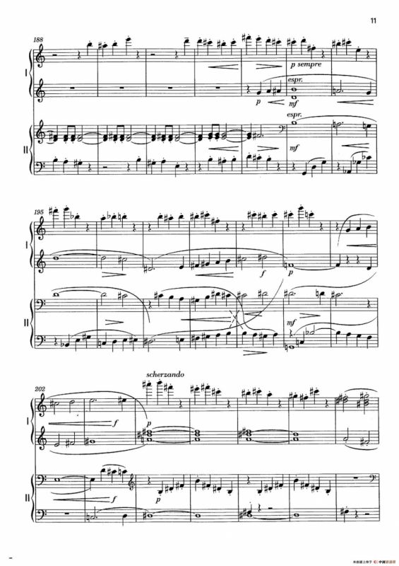 Vier Bagatellen Op.70（4首小品·Ⅰ·四手联弹）