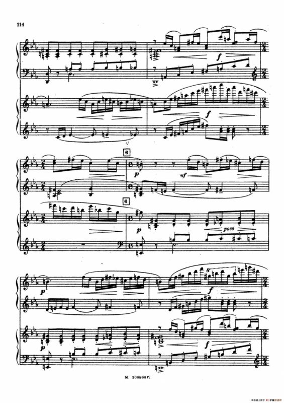 交响舞曲 Symphonic Dance Op.45（双钢琴）