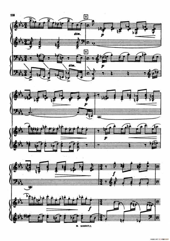 交响舞曲 Symphonic Dance Op.45（双钢琴）