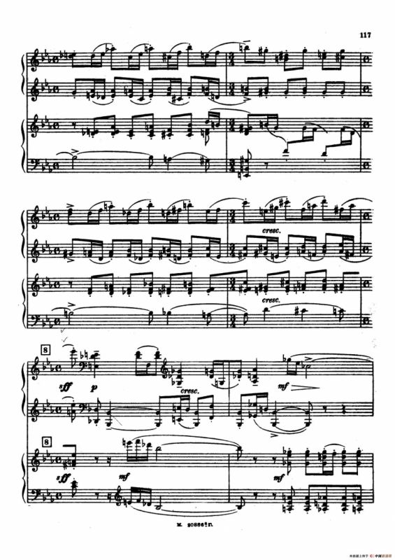 交响舞曲 Symphonic Dance Op.45（双钢琴）