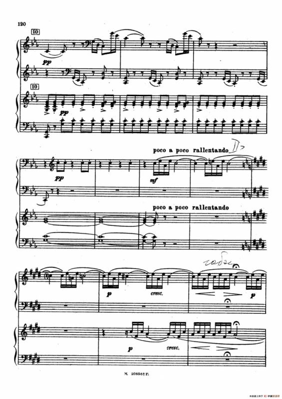 交响舞曲 Symphonic Dance Op.45（双钢琴）