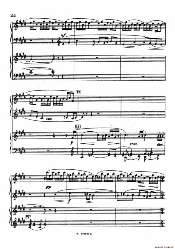 交响舞曲 Symphonic Dance Op.45（双钢琴）