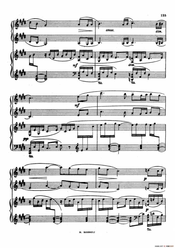 交响舞曲 Symphonic Dance Op.45（双钢琴）