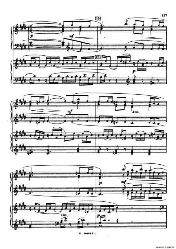 交响舞曲 Symphonic Dance Op.45（双钢琴）