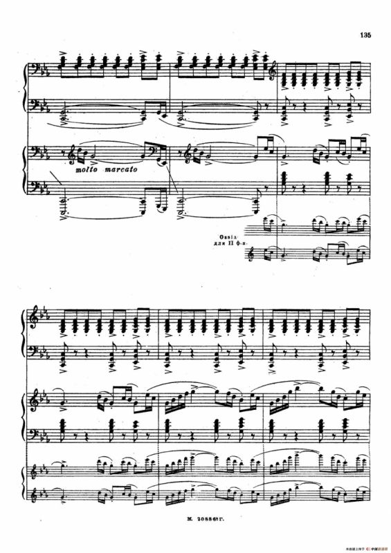 交响舞曲 Symphonic Dance Op.45（双钢琴）