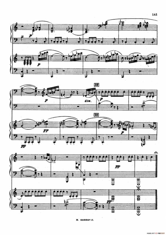 交响舞曲 Symphonic Dance Op.45（双钢琴）