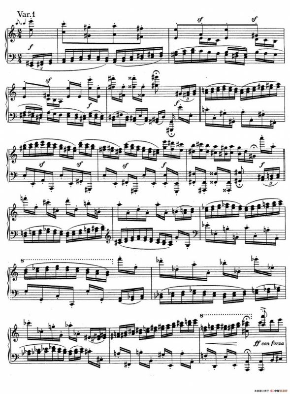 帕格尼尼主题变奏曲（Op.35 Livre2）