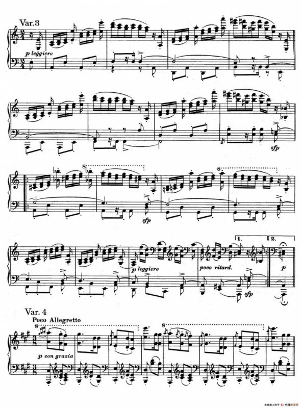 帕格尼尼主题变奏曲（Op.35 Livre2）