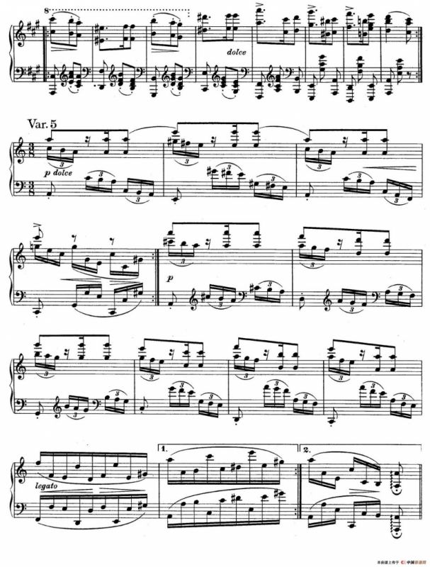 帕格尼尼主题变奏曲（Op.35 Livre2）