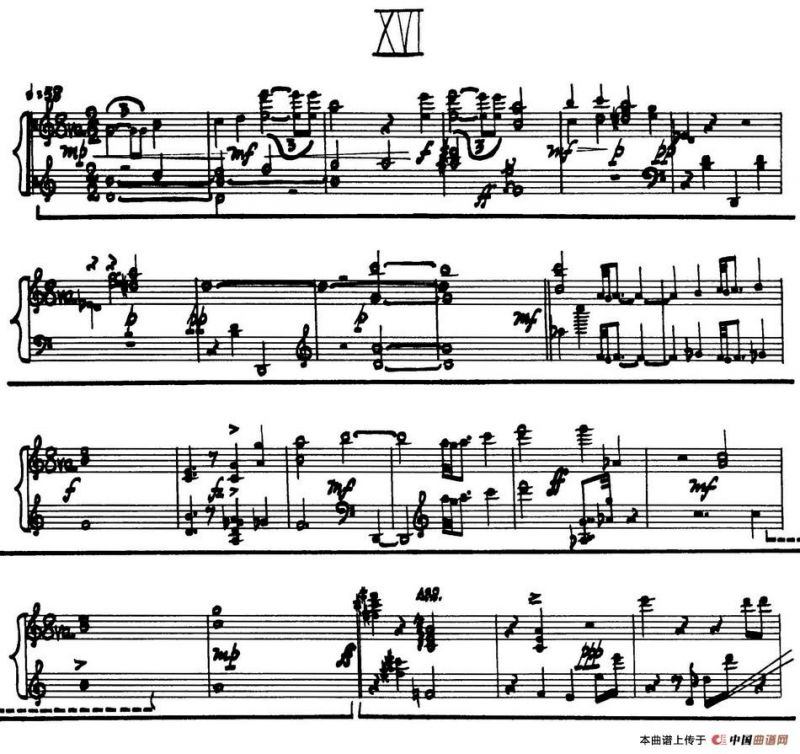 为加料钢琴而作的奏鸣曲与间奏曲（16）