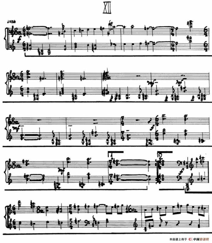 为加料钢琴而作的奏鸣曲与间奏曲（12）