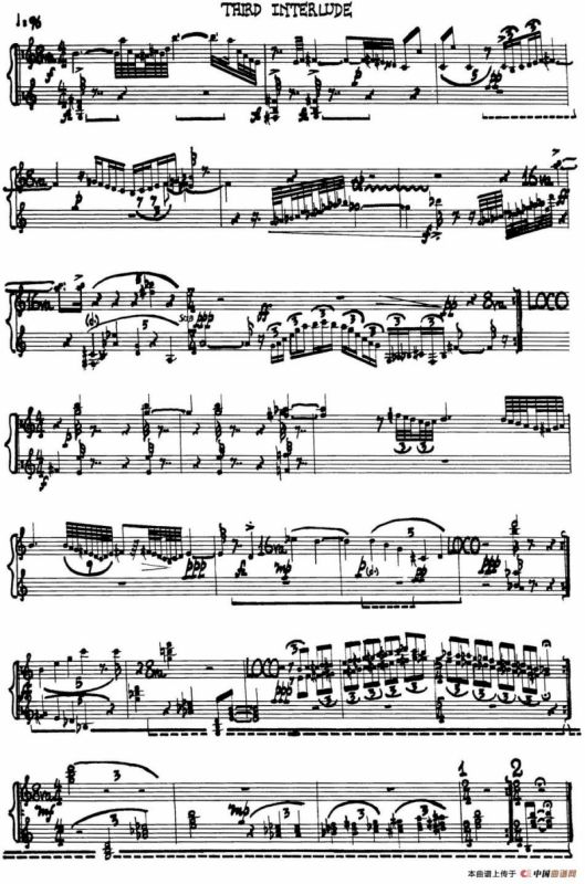 为加料钢琴而作的奏鸣曲与间奏曲（THIRD INTERLUDE）