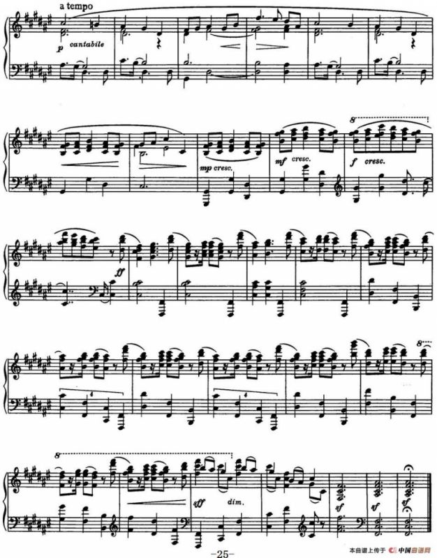 9首玛祖卡舞曲 Op.25（No.6）