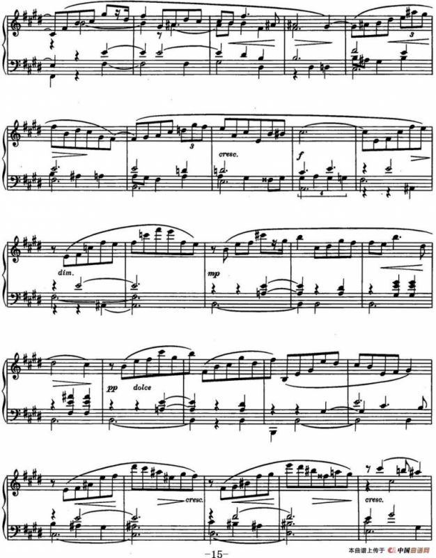 9首玛祖卡舞曲 Op.25（No.4）