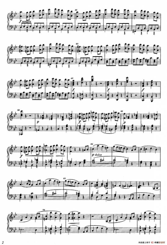 降B大调钢琴奏鸣曲 （Piano Sonata in B-flat Major Op.1）