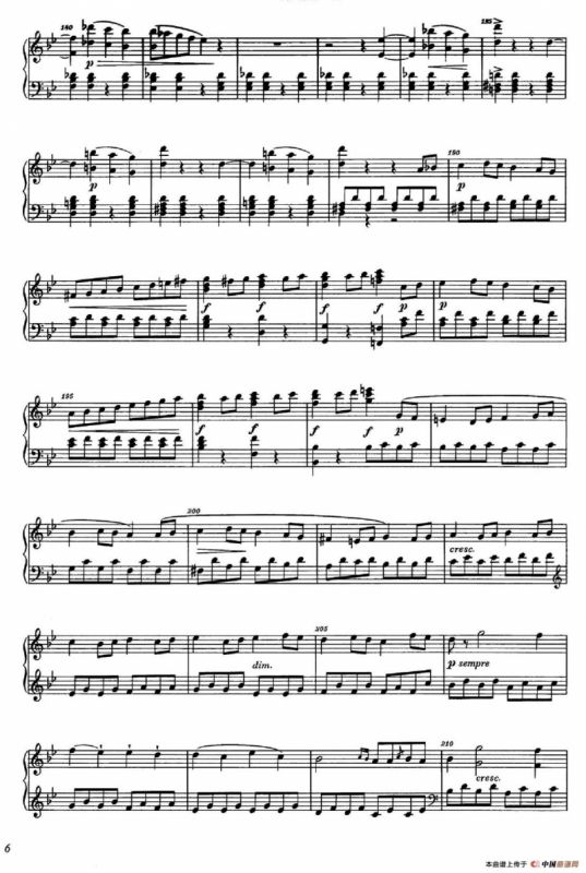 降B大调钢琴奏鸣曲 （Piano Sonata in B-flat Major Op.1）