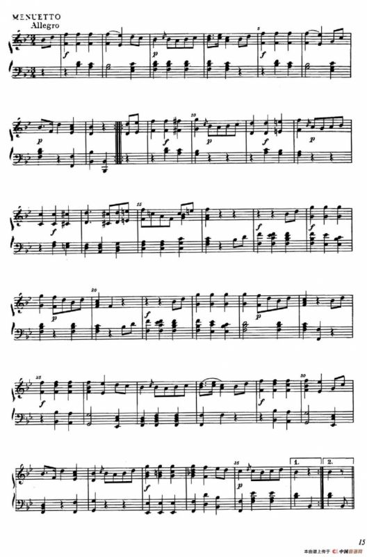 降B大调钢琴奏鸣曲 （Piano Sonata in B-flat Major Op.1）