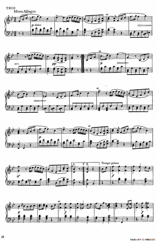 降B大调钢琴奏鸣曲 （Piano Sonata in B-flat Major Op.1）