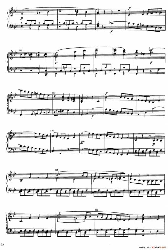 降B大调钢琴奏鸣曲 （Piano Sonata in B-flat Major Op.1）