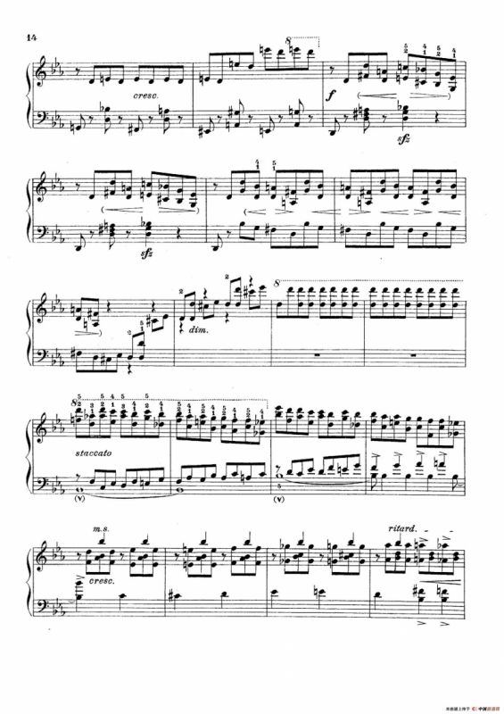 Die Jongleurin Op.52 No.4（女丑角）