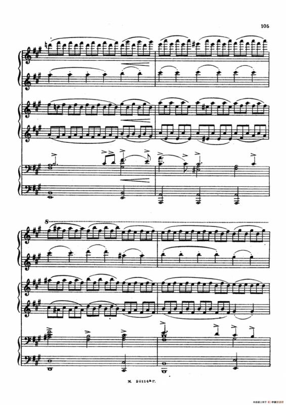 2首六手联弹小品（2 Pieces for 6 Hands）（2）