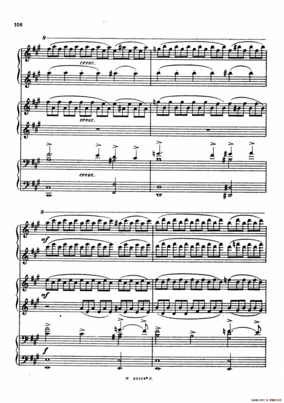 2首六手联弹小品（2 Pieces for 6 Hands）（2）