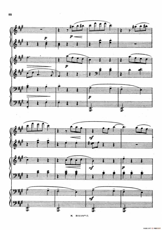 2首六手联弹小品（2 Pieces for 6 Hands）（1）