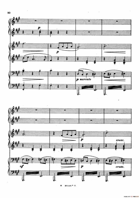 2首六手联弹小品（2 Pieces for 6 Hands）（1）