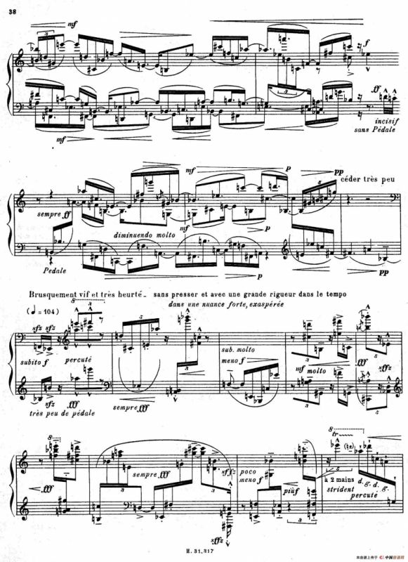 布莱兹第二钢琴奏鸣曲（Ⅳ）