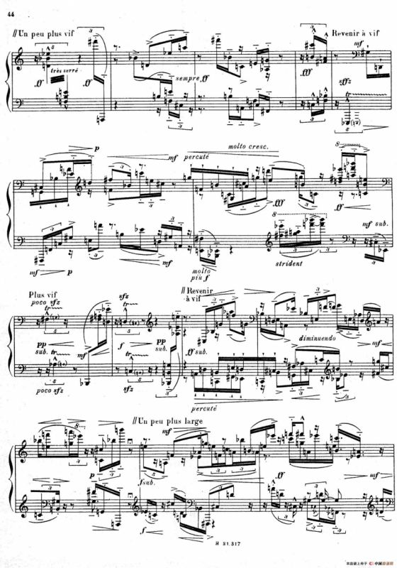 布莱兹第二钢琴奏鸣曲（Ⅳ）