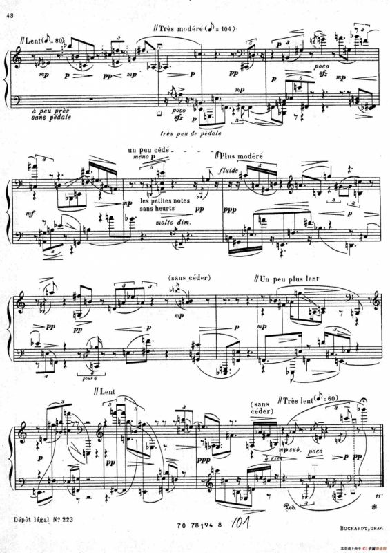 布莱兹第二钢琴奏鸣曲（Ⅳ）