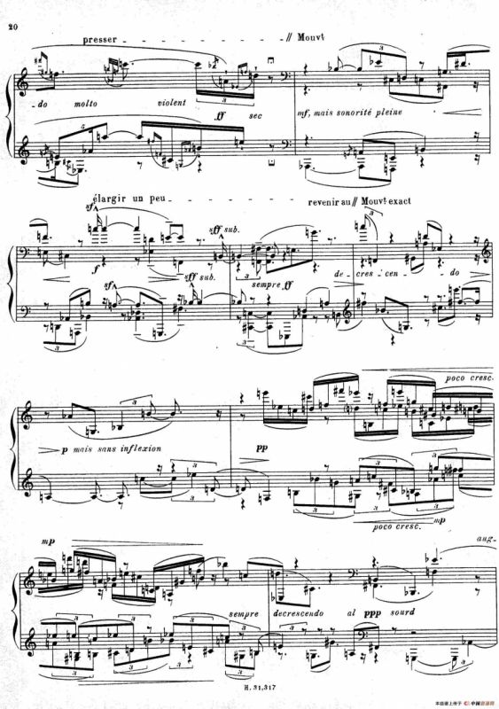 布莱兹第二钢琴奏鸣曲（Ⅱ）