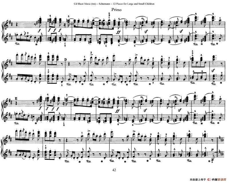 12首为孩子们而作的四手联弹曲 Op.85（四手联弹）（11）