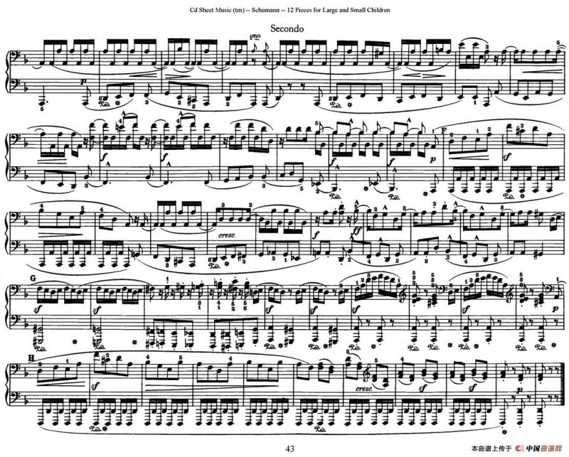 12首为孩子们而作的四手联弹曲 Op.85（四手联弹）（11）