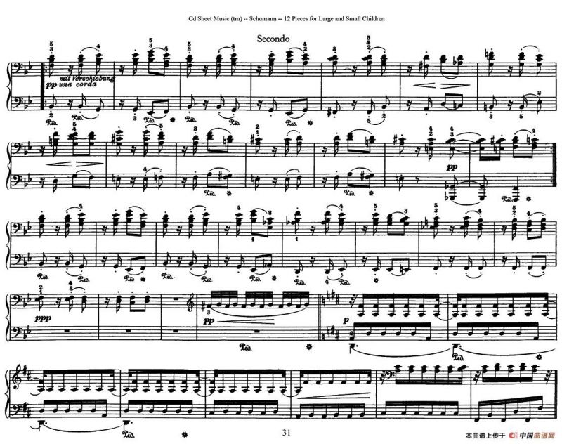 12首为孩子们而作的四手联弹曲 Op.85（四手联弹）（9）