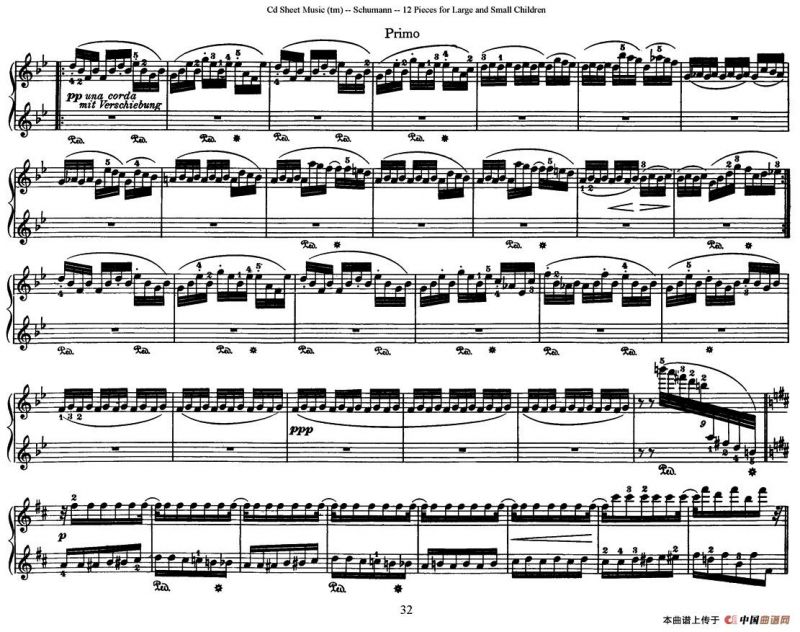 12首为孩子们而作的四手联弹曲 Op.85（四手联弹）（9）