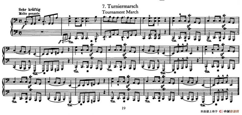 12首为孩子们而作的四手联弹曲 Op.85（四手联弹）（7）