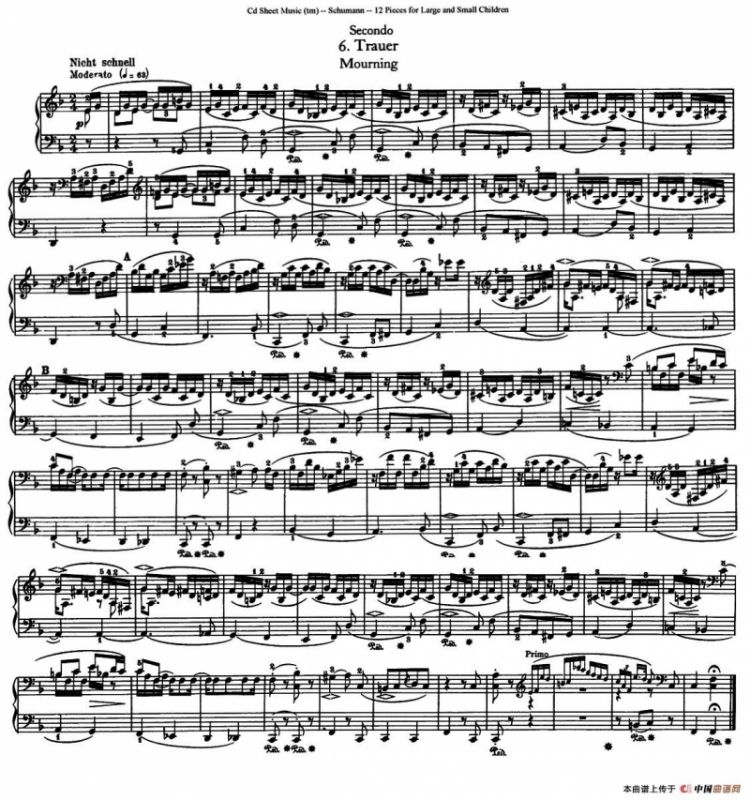 12首为孩子们而作的四手联弹曲 Op.85（四手联弹）（6）