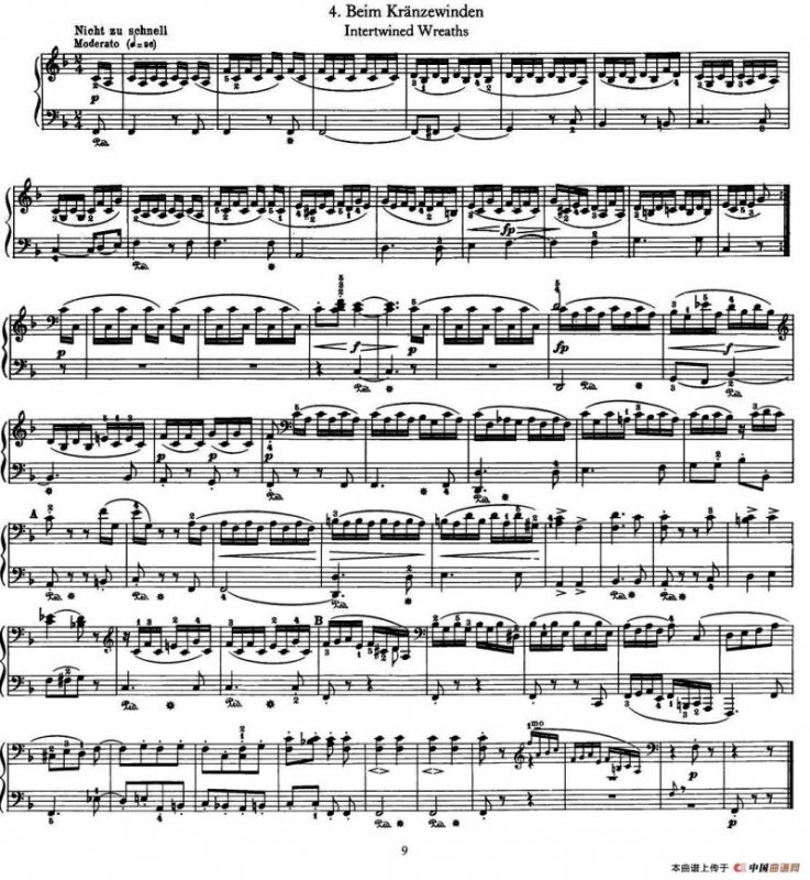 12首为孩子们而作的四手联弹曲 Op.85（四手联弹）（4）