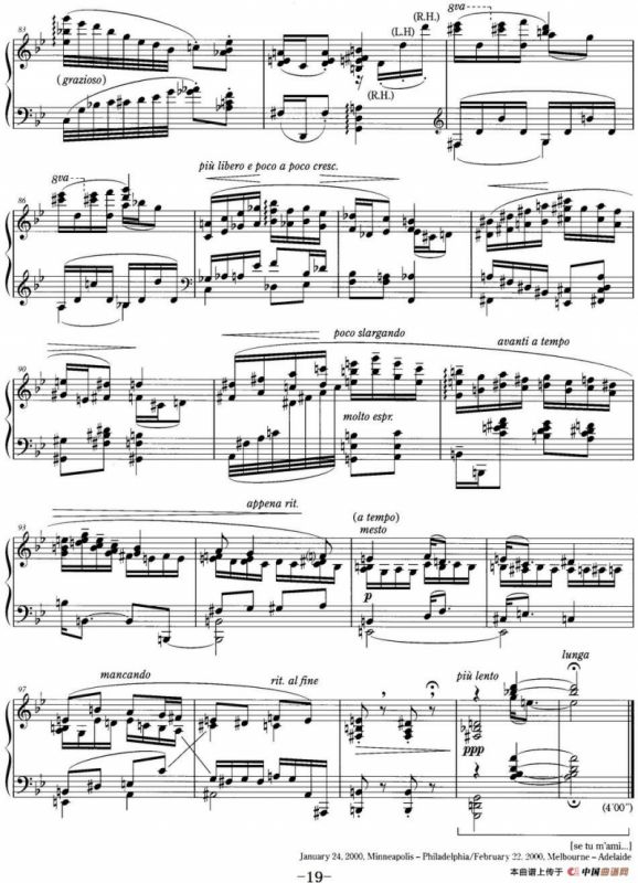 最真挚的感情（after Pergolesi）